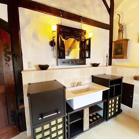 Kinderfreundliches Ferienhaus Namibia-Lodge Im Rittergut Leppersdorf Bei Radeberg *